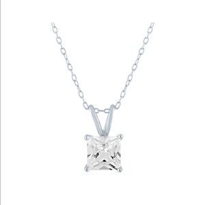White Sapphire (Diamond Look) STERLING SILVER